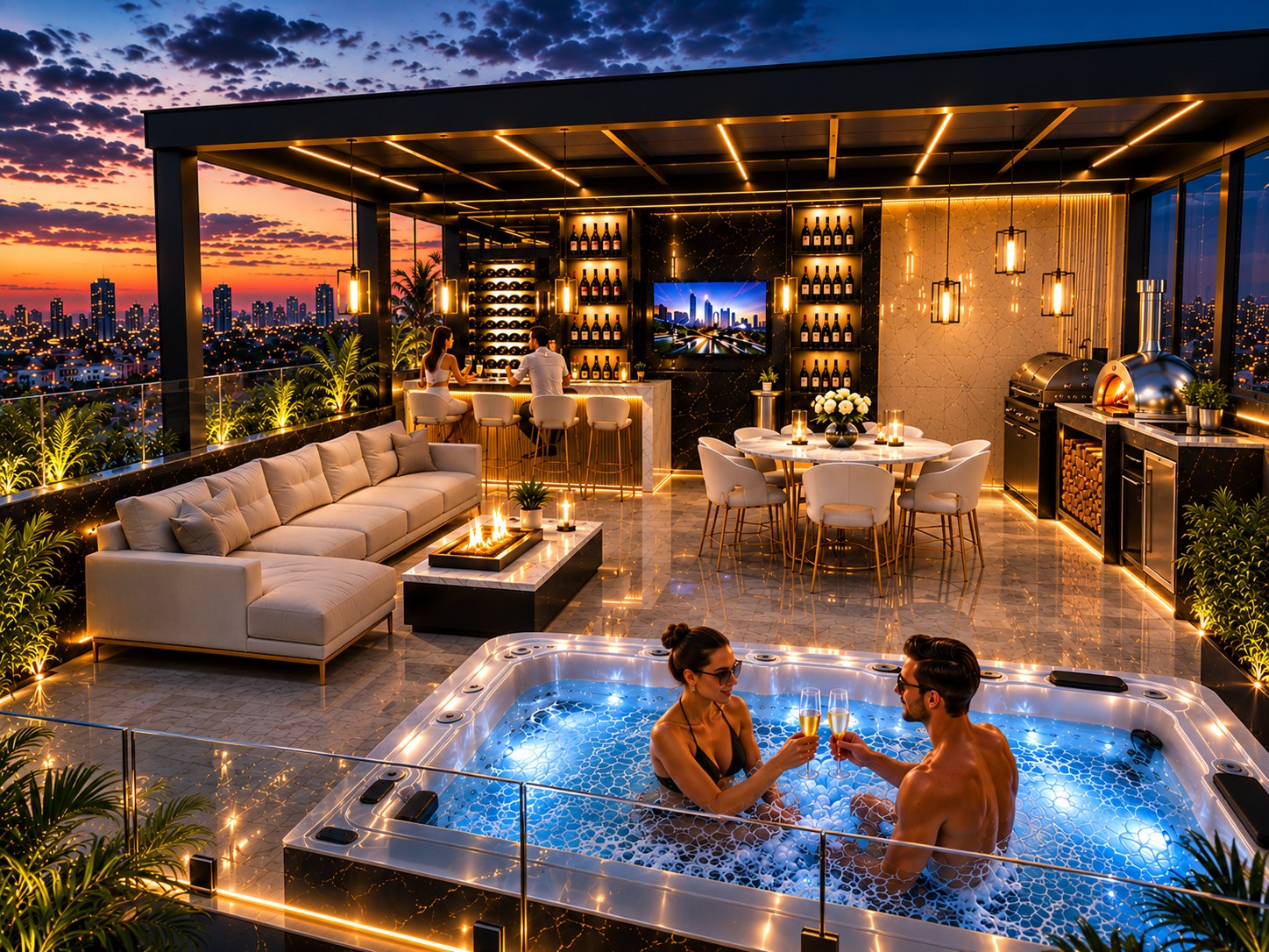 Your rooftop retreat